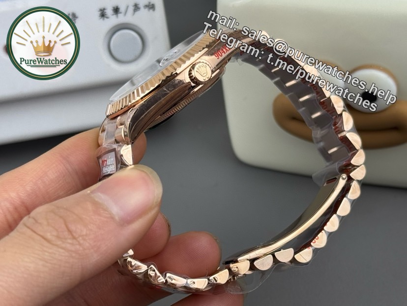 QF Factory Rolex Day to Date 40 – 40 mm Everose Gold Men’s Watch - Image 4
