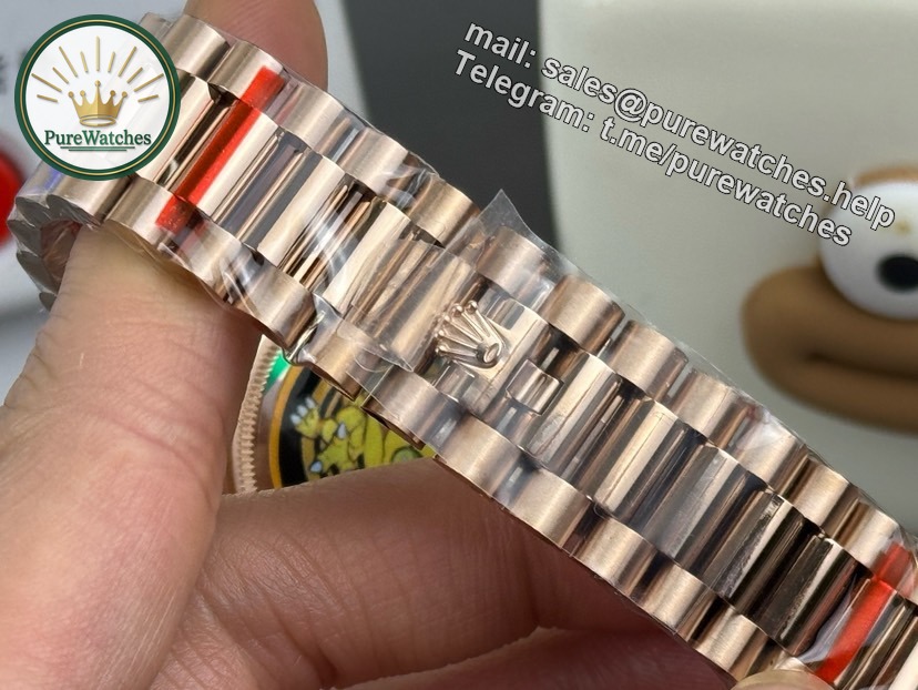 QF Factory Rolex Day to Date 40 – 40 mm Everose Gold Men’s Watch - Image 6