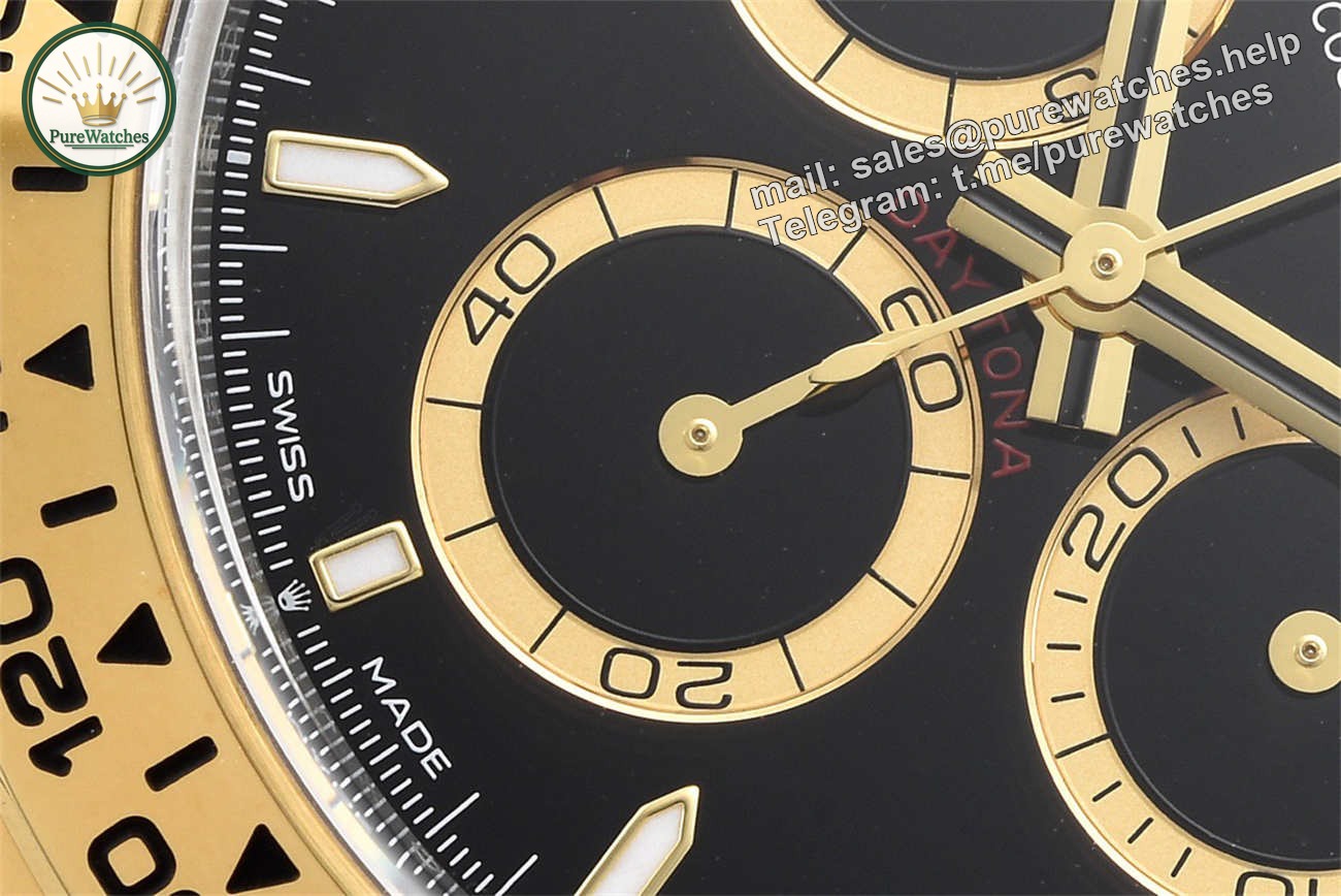 Clean Factory Rolex Daytona 126503 Replica �C New Two Tone Black Dial (4131 Movement) - Image 3