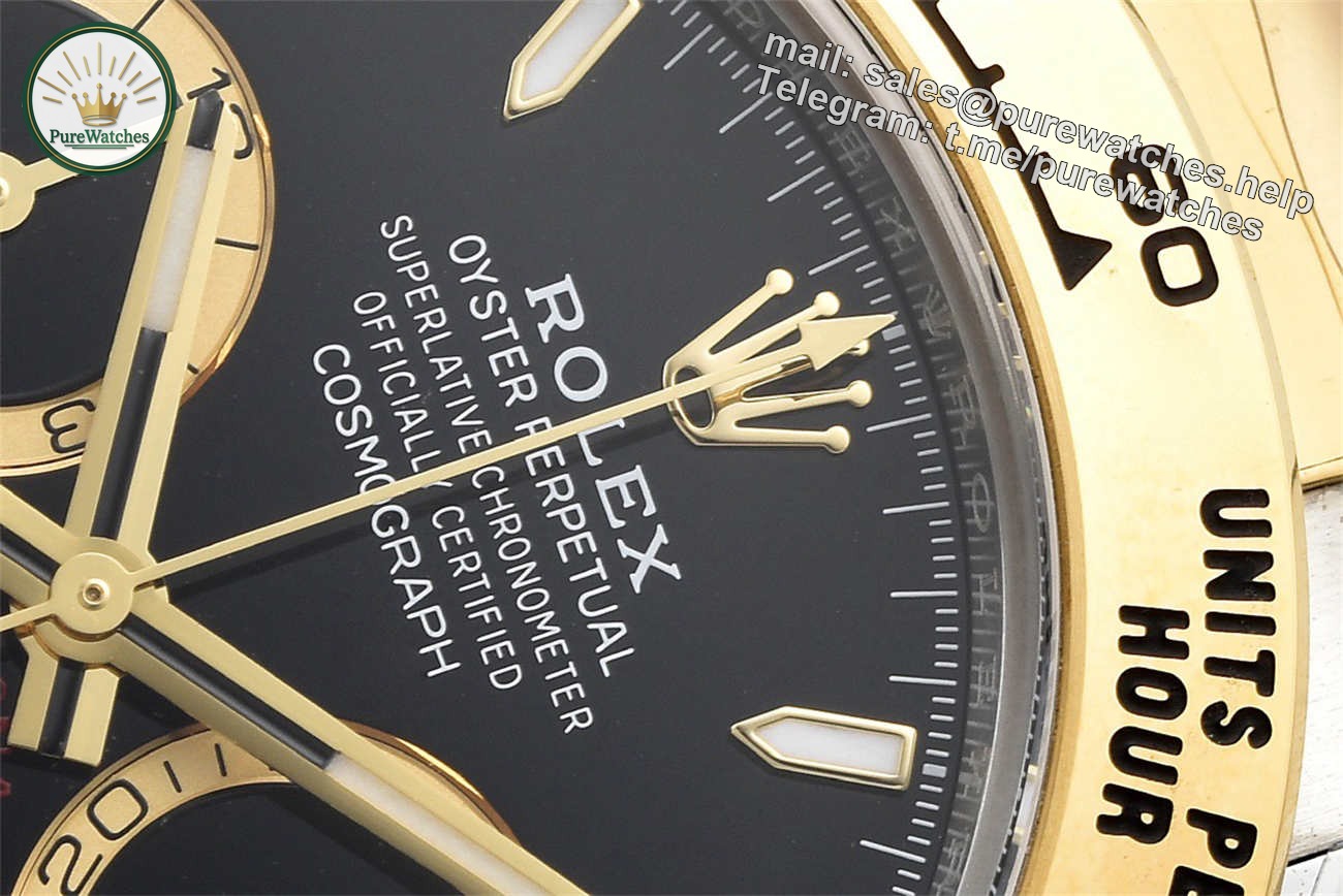 Clean Factory Rolex Daytona 126503 Replica �C New Two Tone Black Dial (4131 Movement) - Image 4