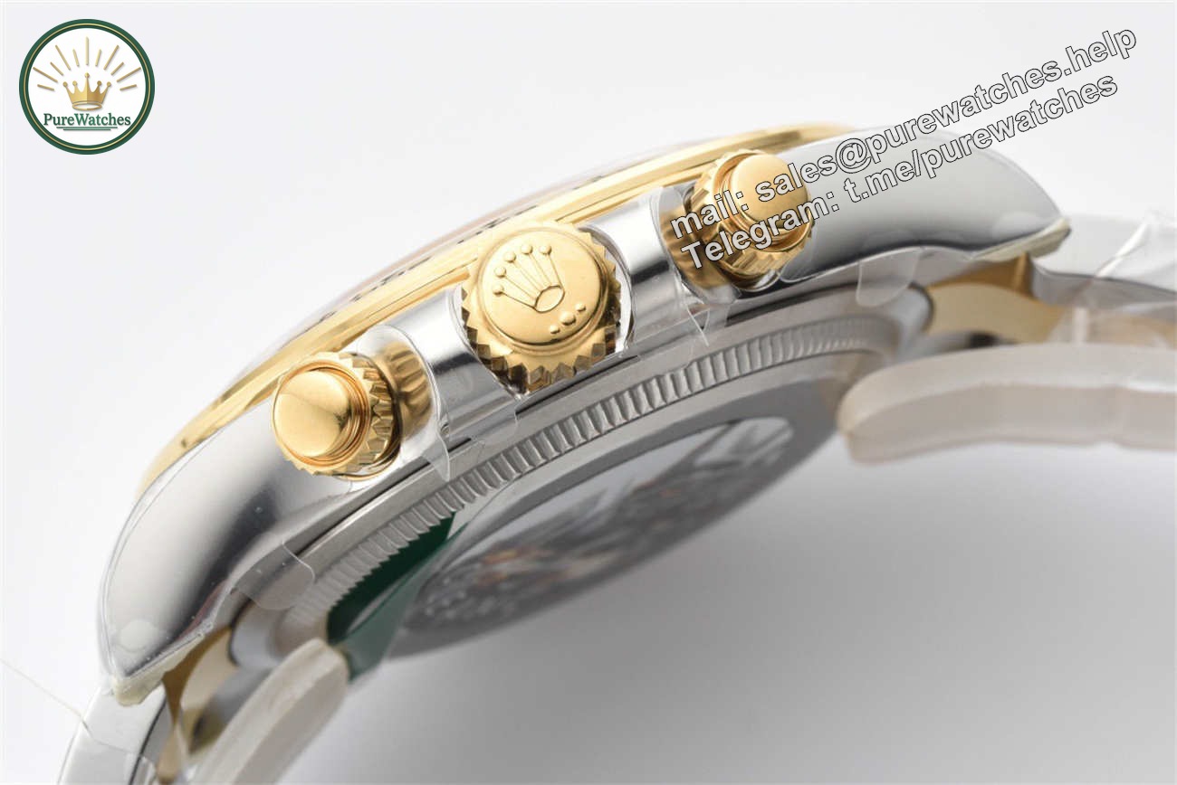 Clean Factory Rolex Daytona 126503 Replica �C New Two Tone Black Dial (4131 Movement) - Image 8