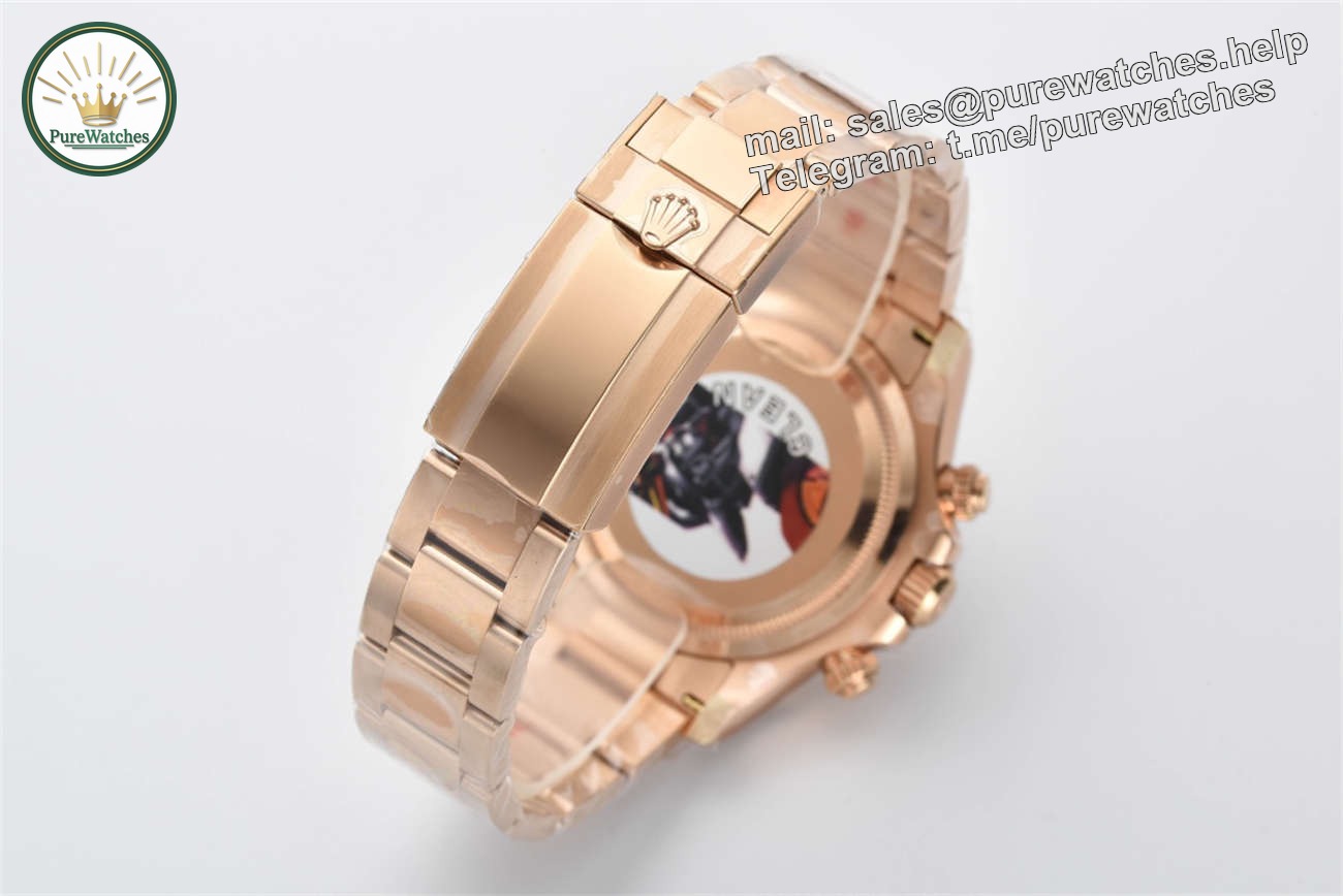 Clean Factory Rolex Daytona 126505 Diamond Dial Replica �C Rose Gold (4131 Movement) - Image 5