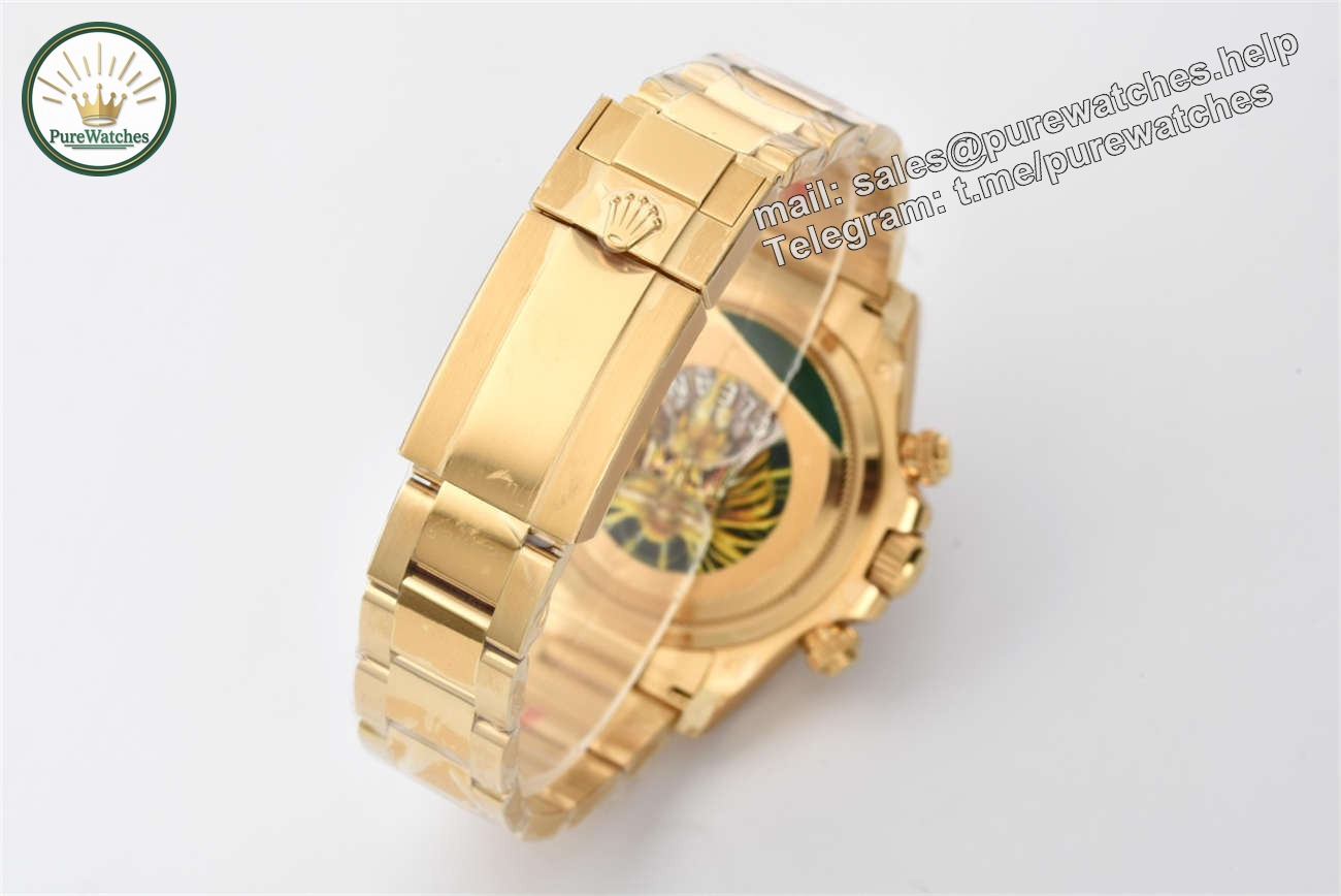 Rolex Daytona 126508 Replica �C Clean Factory 18K Yellow Gold Black Dial - Image 6