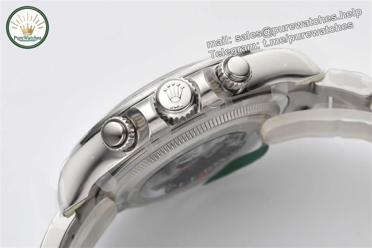 Clean Factory Rolex Daytona 126509 Replica �C White Gold Black Diamond Dial (4131) - Image 5