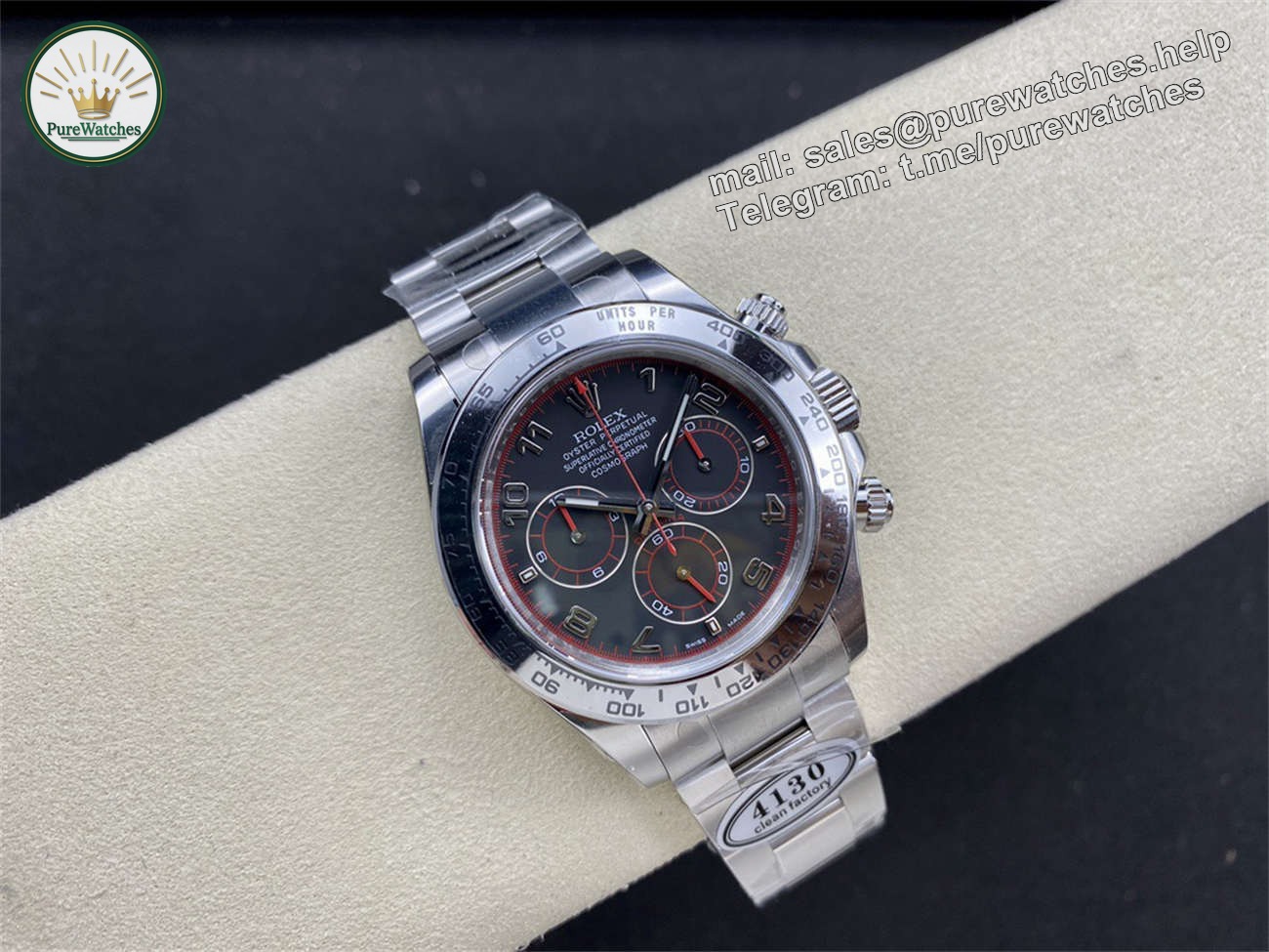 Rolex Daytona Black Dial 116509 �C Clean Factory Edition - Image 4