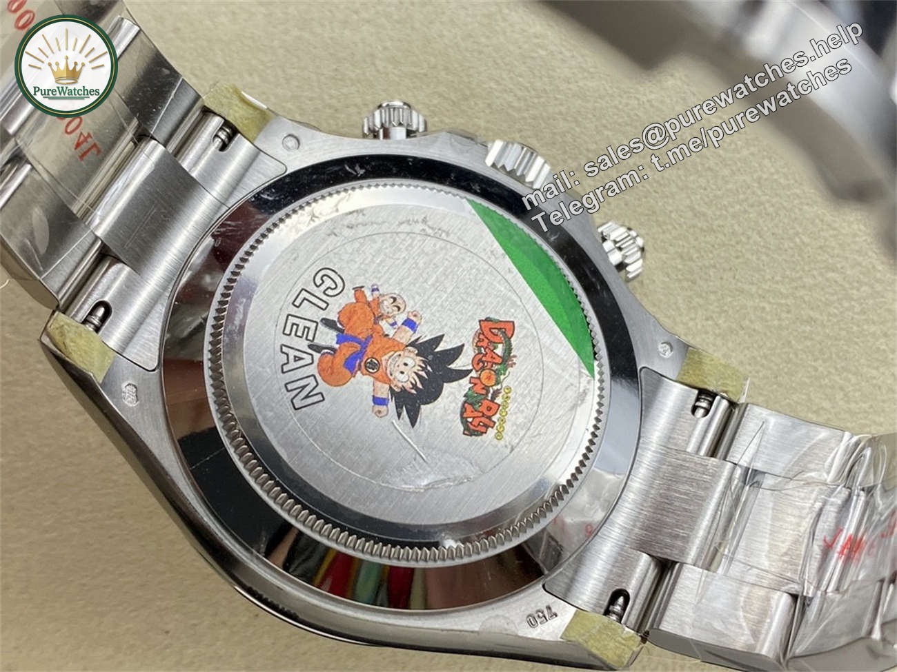 Rolex Daytona Cement Dial Replica �C Clean Factory White Gold Bracelet - Image 9