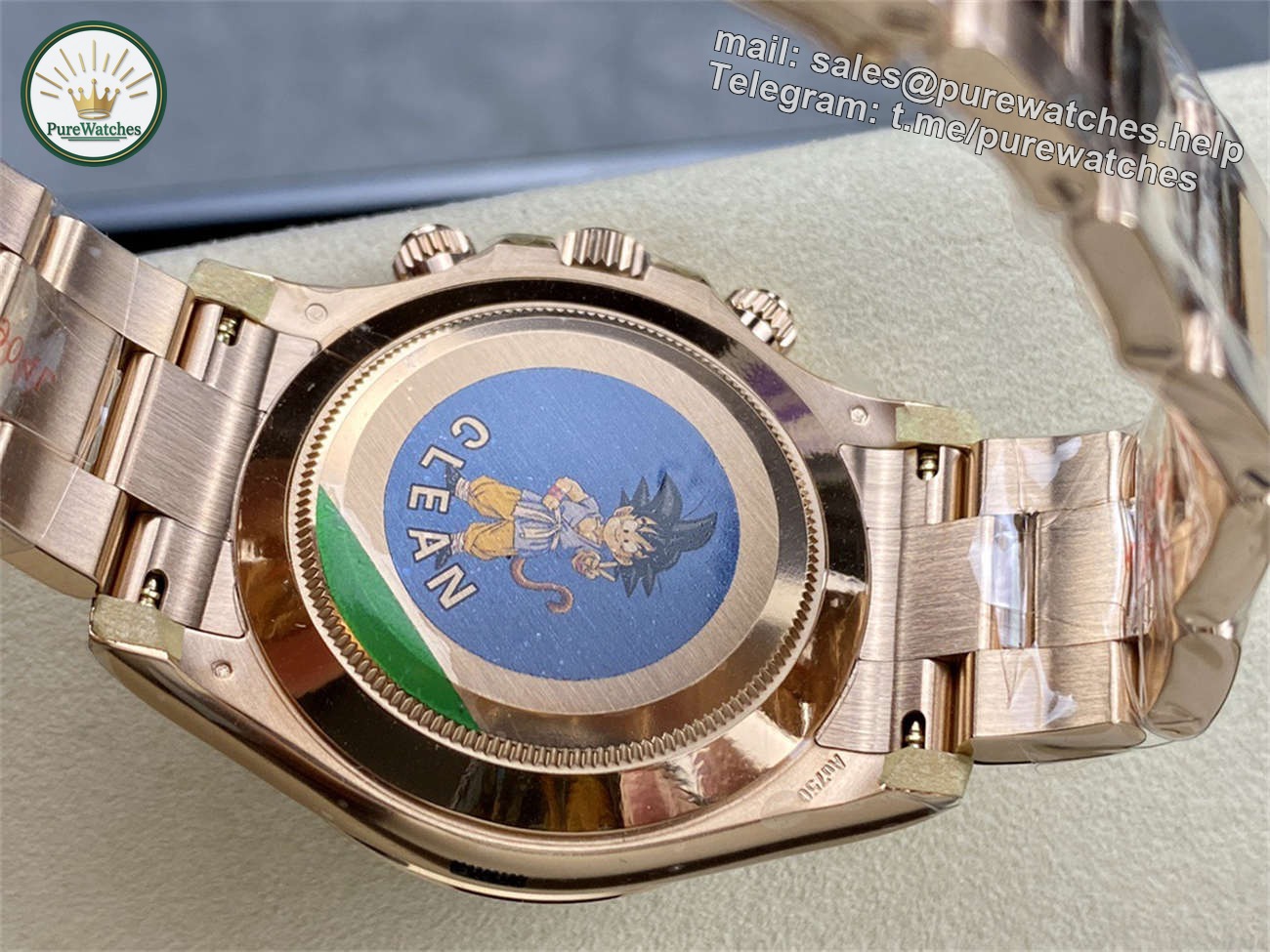 Rolex Daytona Chocolate Dial �C Clean Factory Everose Gold 4130 Replica - Image 8