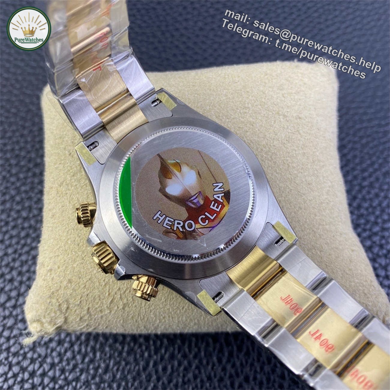 Clean Factory Rolex Daytona Diamond Dial Replica �C 116503 Two Tone (Dandong 4130) - Image 8