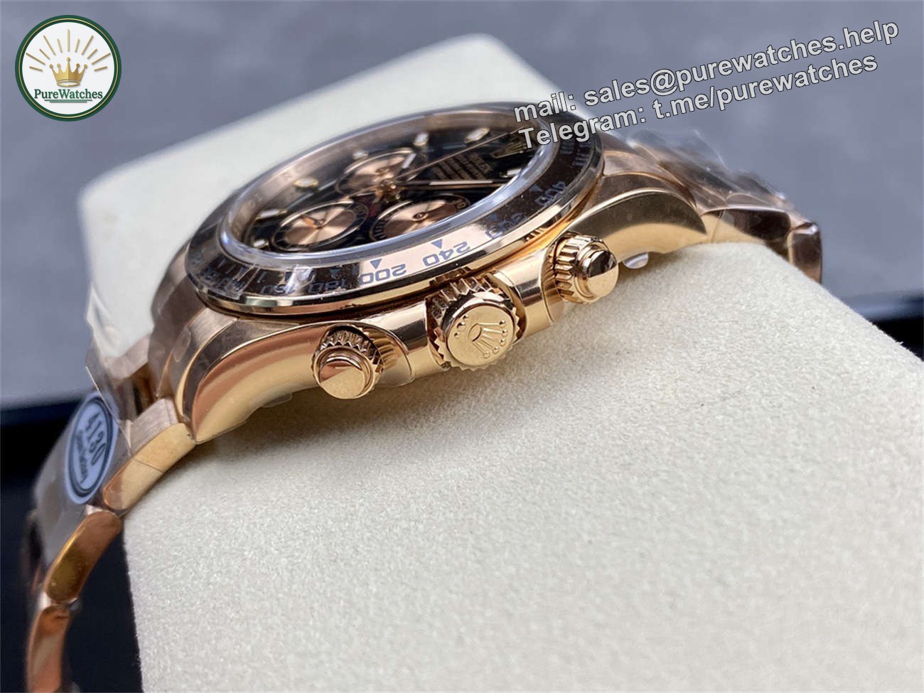 Rolex Daytona Everose Black Dial �C Clean Factory Edition - Image 7
