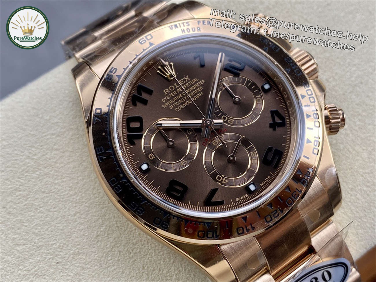 Rolex Daytona Everose Gold �C Clean Factory 4130 Super Clone - Image 3