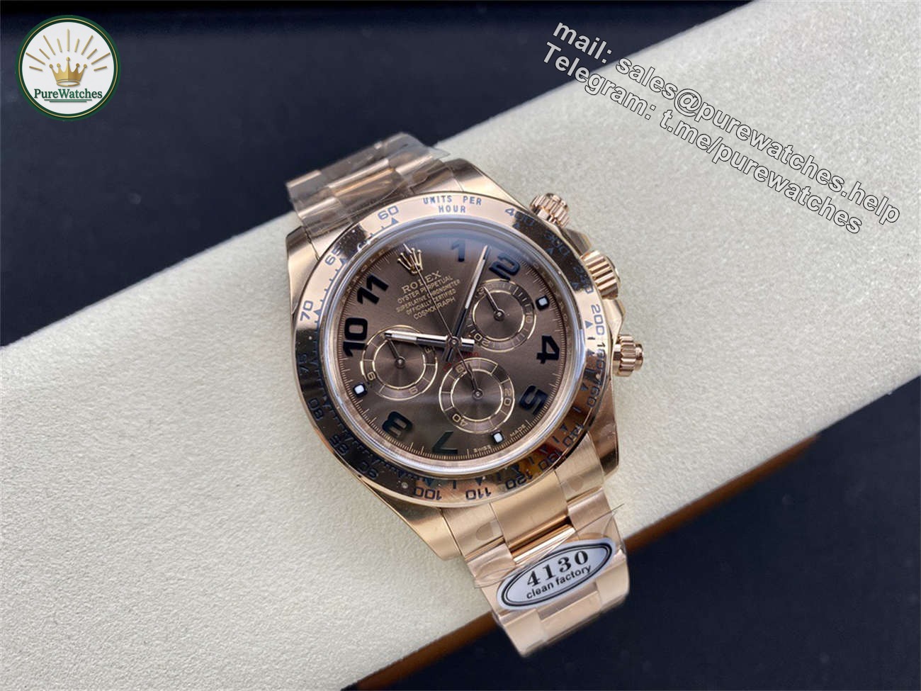 Rolex Daytona Everose Gold �C Clean Factory 4130 Super Clone - Image 5
