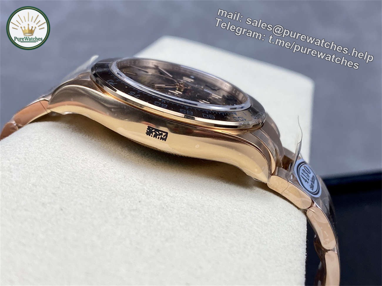 Rolex Daytona Everose Gold �C Clean Factory 4130 Super Clone - Image 7