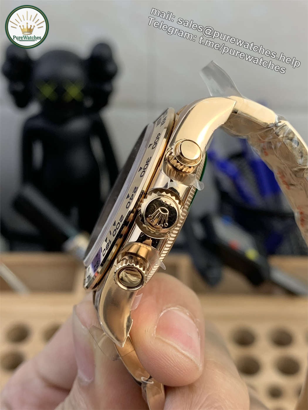Rolex Daytona Rose Gold Replica �C Clean Factory 126505 with 4131 Movement - Image 4