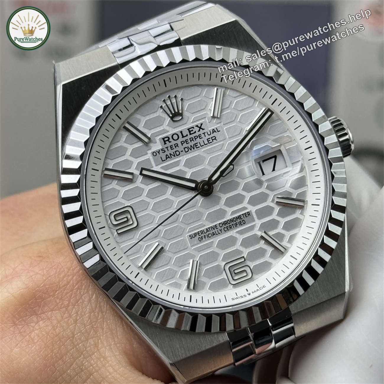 Rolex Land-Dweller Replica M127334-0001 ?C 3B Factory 2025 Integrated 40mm Oystersteel Sports Model - Image 3