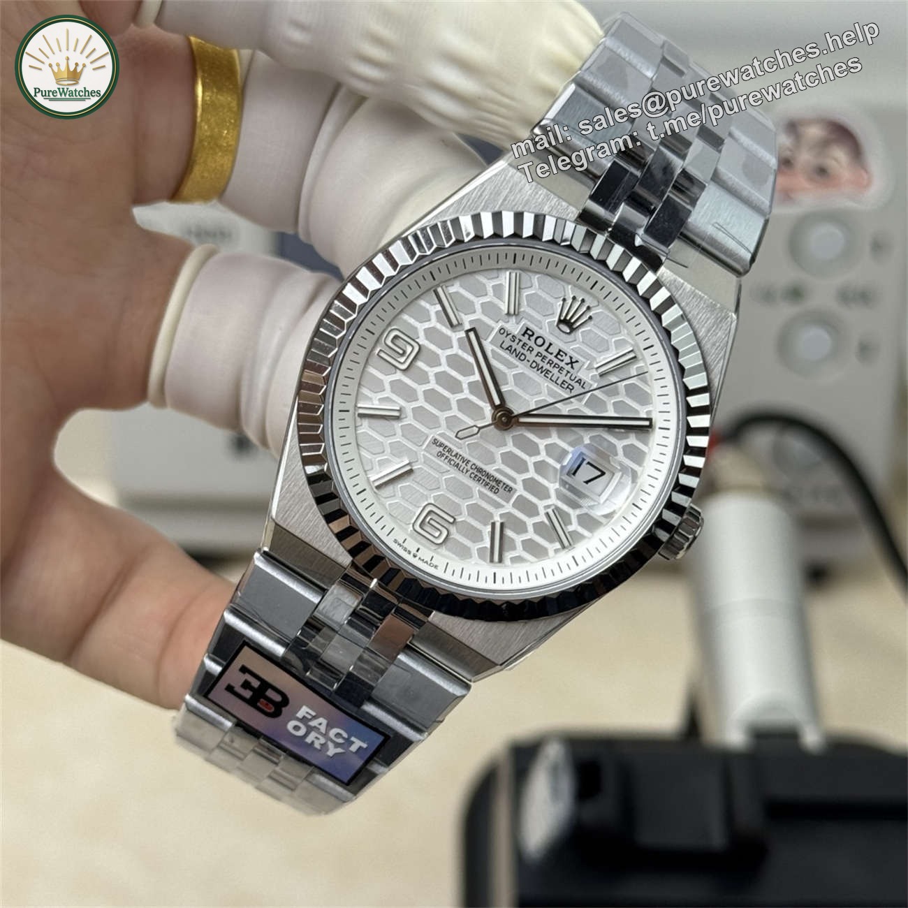Rolex Land-Dweller Replica M127334-0001 ?C 3B Factory 2025 Integrated 40mm Oystersteel Sports Model - Image 5
