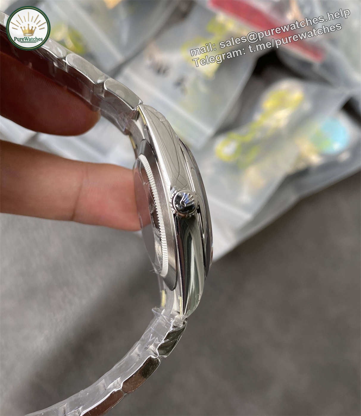Rolex Oyster Perpetual 41 Yellow Dial Replica – VS Factory M124300-0004 with Dandong 3235 Movement - Image 5