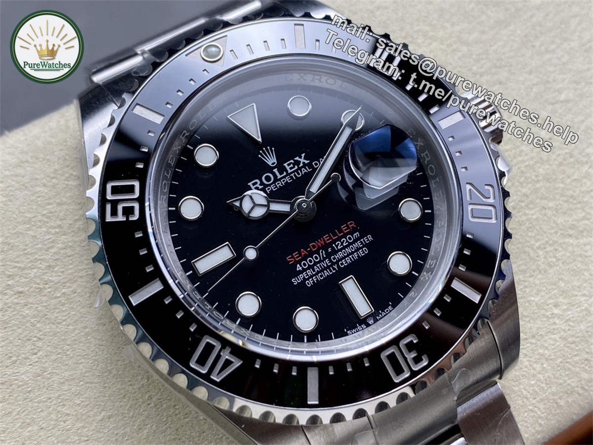 Rolex Sea-Dweller 126600 Replica – Premium Single Red Super Clone Diver Watch - Image 2