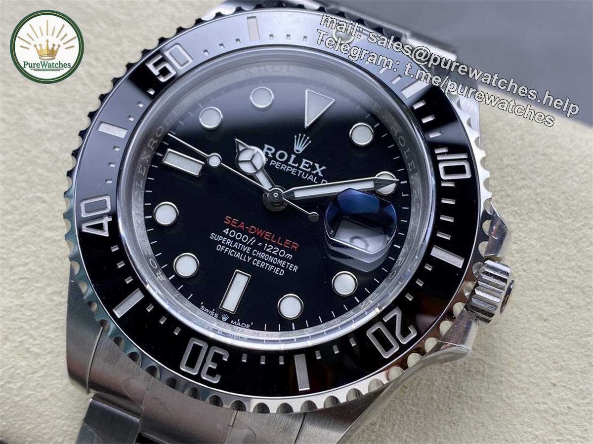 Rolex Sea-Dweller 126600 Replica – Premium Single Red Super Clone Diver Watch - Image 3