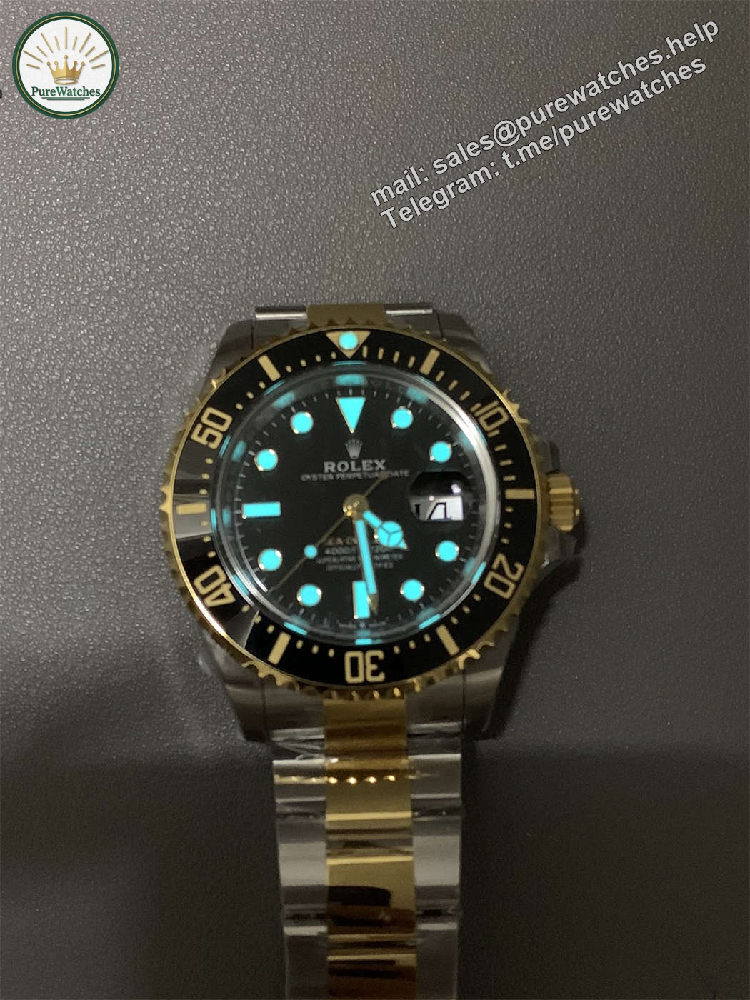 Rolex Sea-Dweller Two Tone Replica 43mm – VS Factory 126603 with Dandong 3235 - Image 9