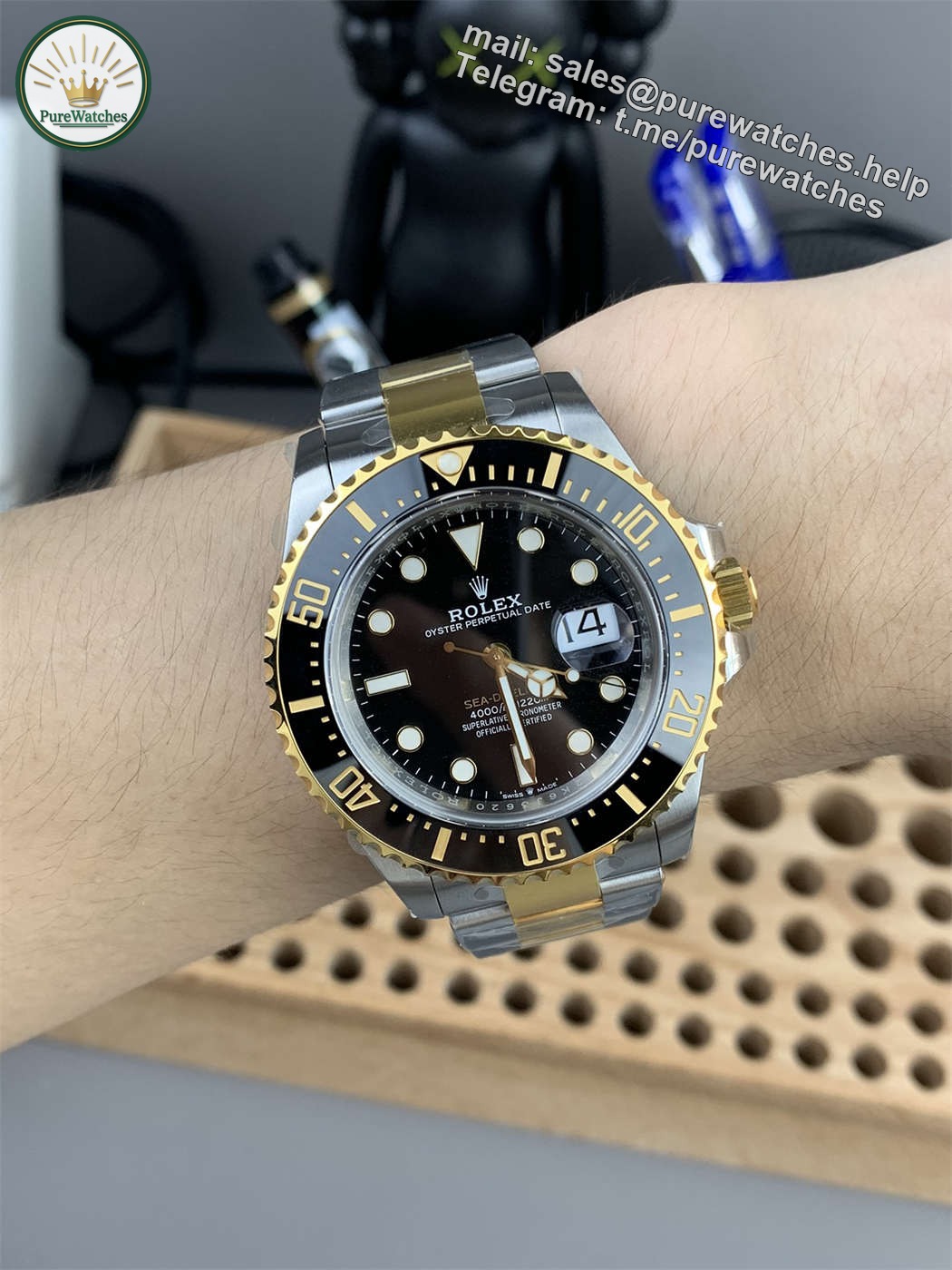 Rolex Sea-Dweller Two Tone Replica 43mm – VS Factory 126603 with Dandong 3235 - Image 2