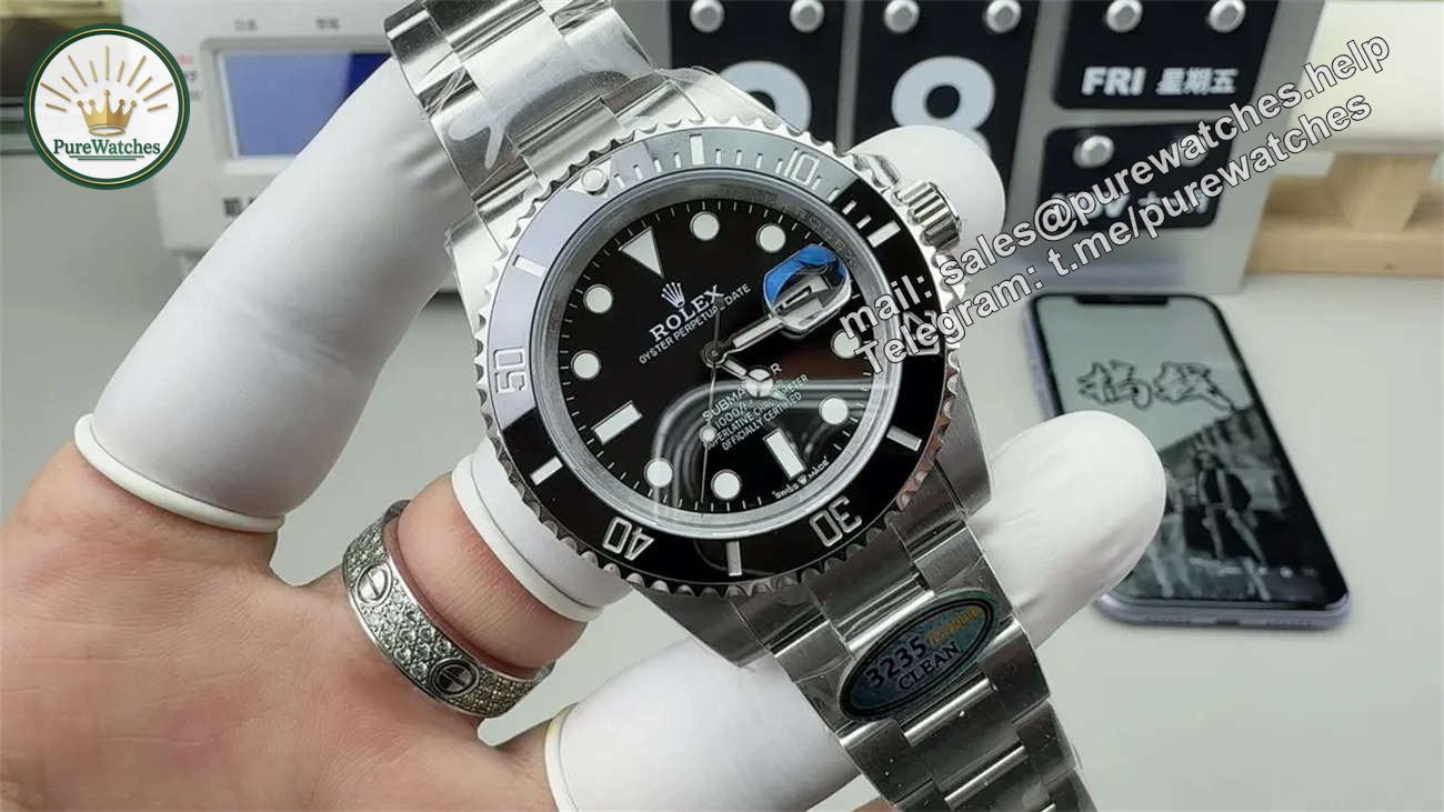 Clean Factory Rolex Submariner 126610LN Replica – Black Dial V5 Edition (Dandong 3235) - Image 2