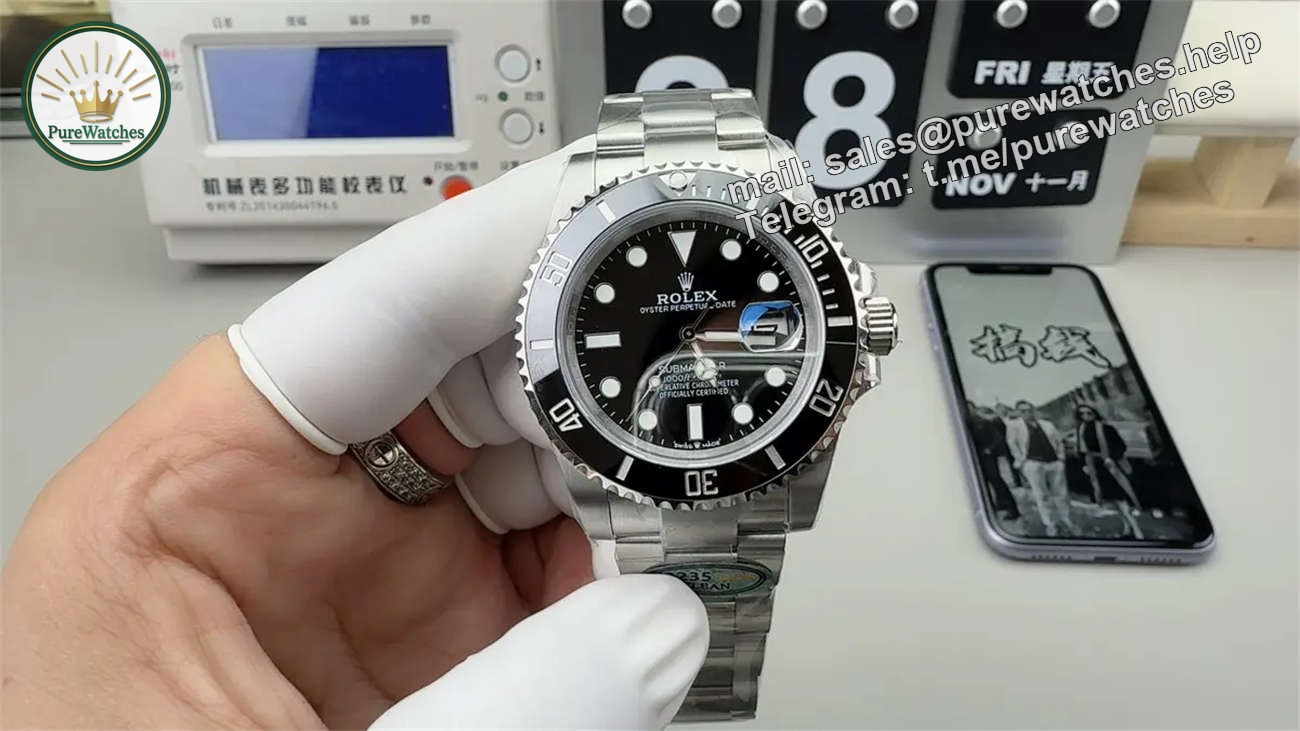 Clean Factory Rolex Submariner 126610LN Replica – Black Dial V5 Edition (Dandong 3235)