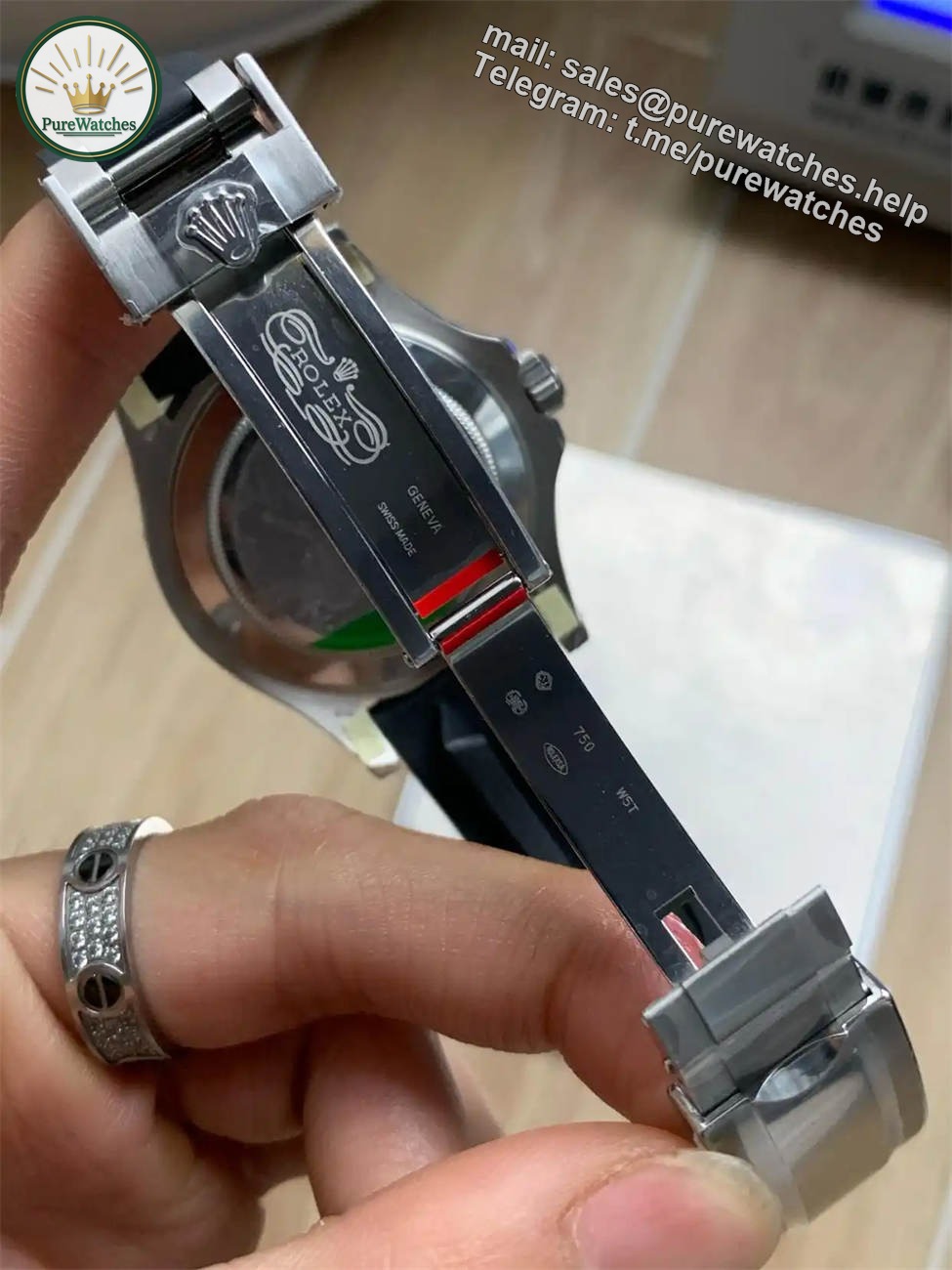 Rolex Yacht Master 42 White Gold Replica – VS Factory V3 Premium Edition - Image 4