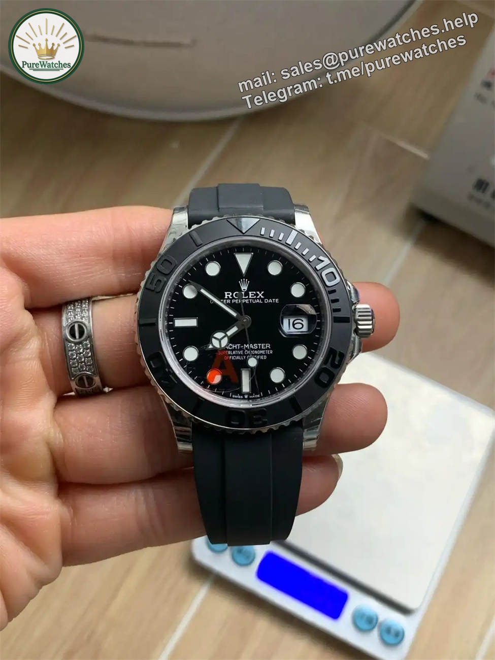 Rolex Yacht Master 42 White Gold Replica – VS Factory V3 Premium Edition