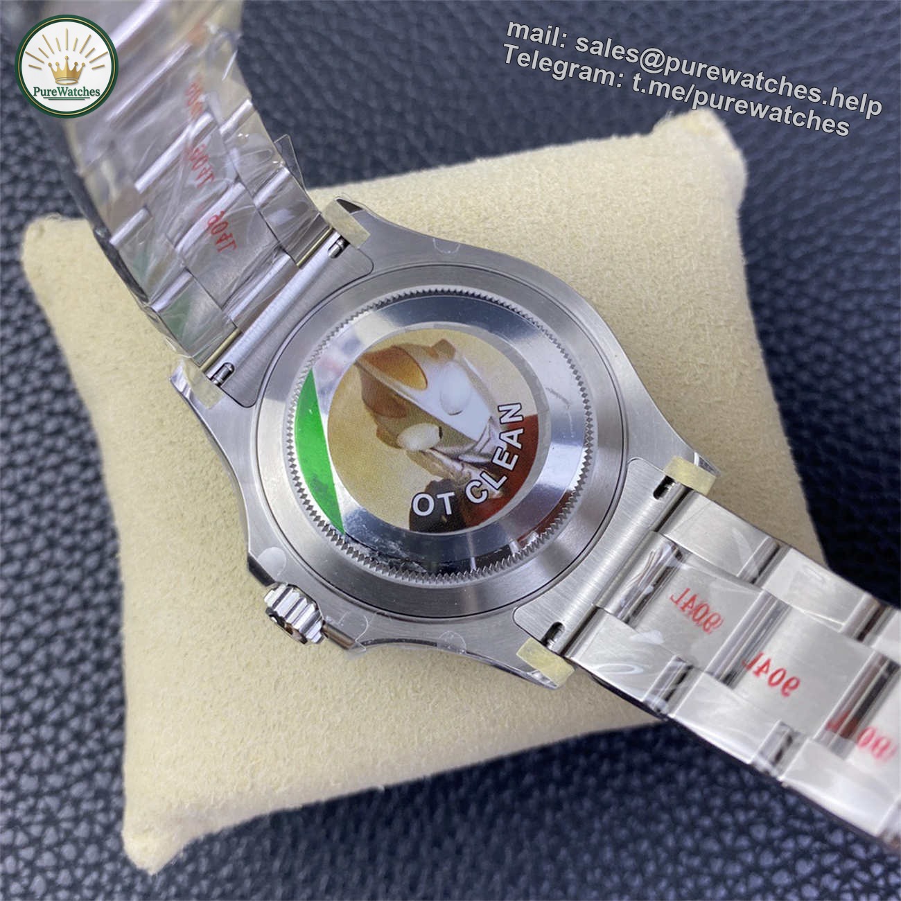 Rolex Yacht-Master Blue Dial Replica – Clean Factory 40mm Platinum Bezel 3235 Clone - Image 9