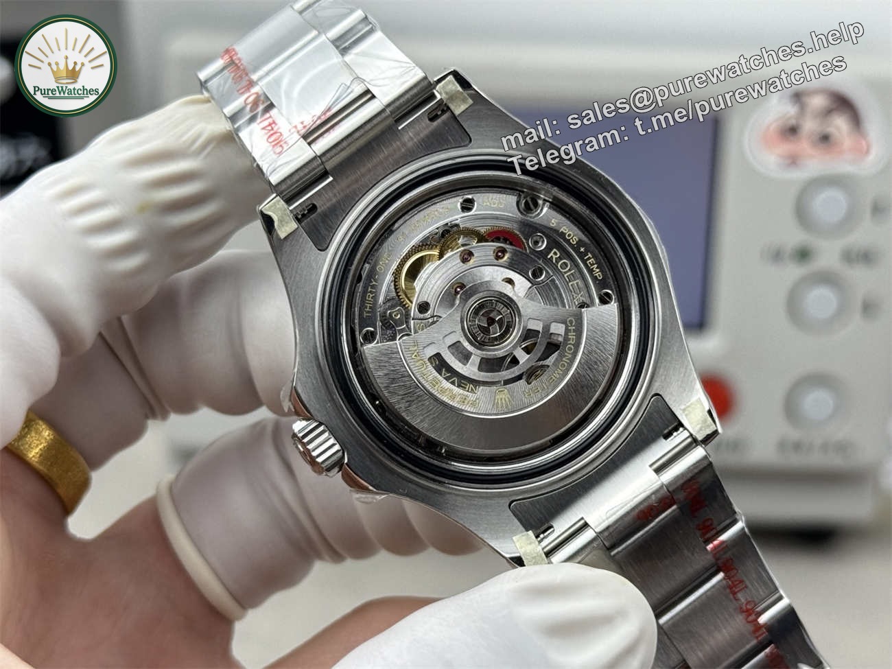 VS Factory Rolex Yacht-Master Rhodium Replica – 126622 (Dandong 3235 Movement) - Image 8