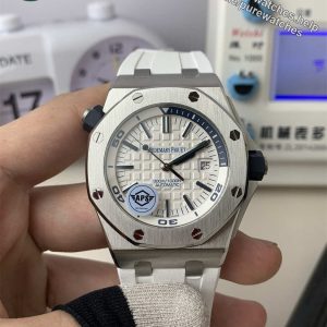 APS Royal Oak Offshore Diver 42mm – White Dial Stainless Steel Replica