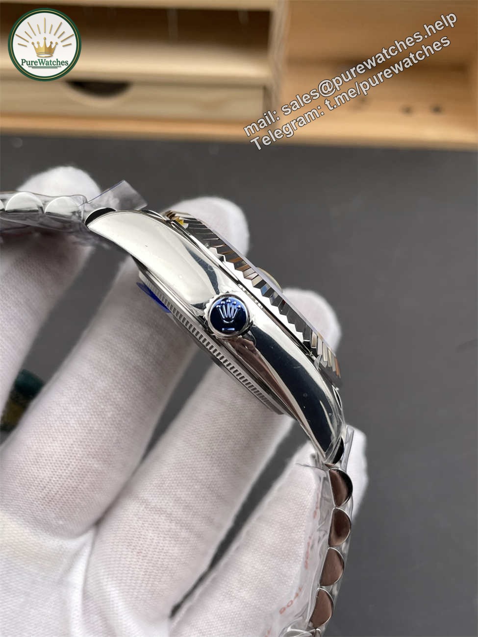 Sky Dweller Blue Dial Replica – ZF Factory 42mm Steel Automatic with Jubilee Bracelet - Image 3