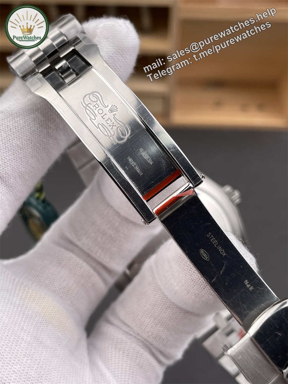 Sky Dweller Blue Dial Replica – ZF Factory 42mm Steel Automatic with Jubilee Bracelet - Image 6