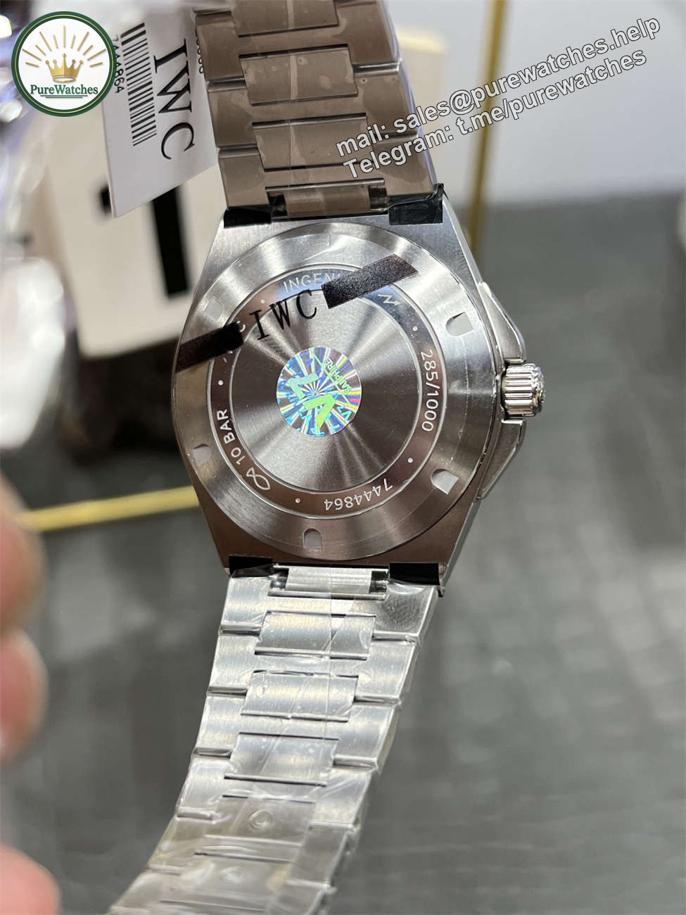 V7 Factory IWC Ingenieur Replica – 40mm Green Dial (10.8mm Thin) - Image 4