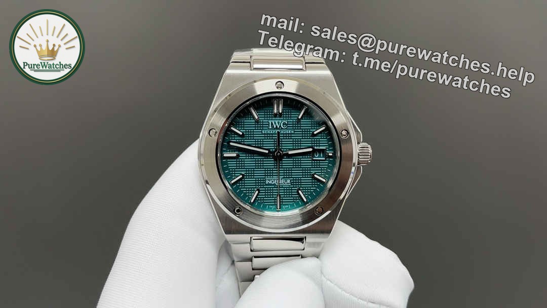 V7 IWC Ingenieur Clone – Premium 40mm Aqua Dial Replica with Full Steel Construction