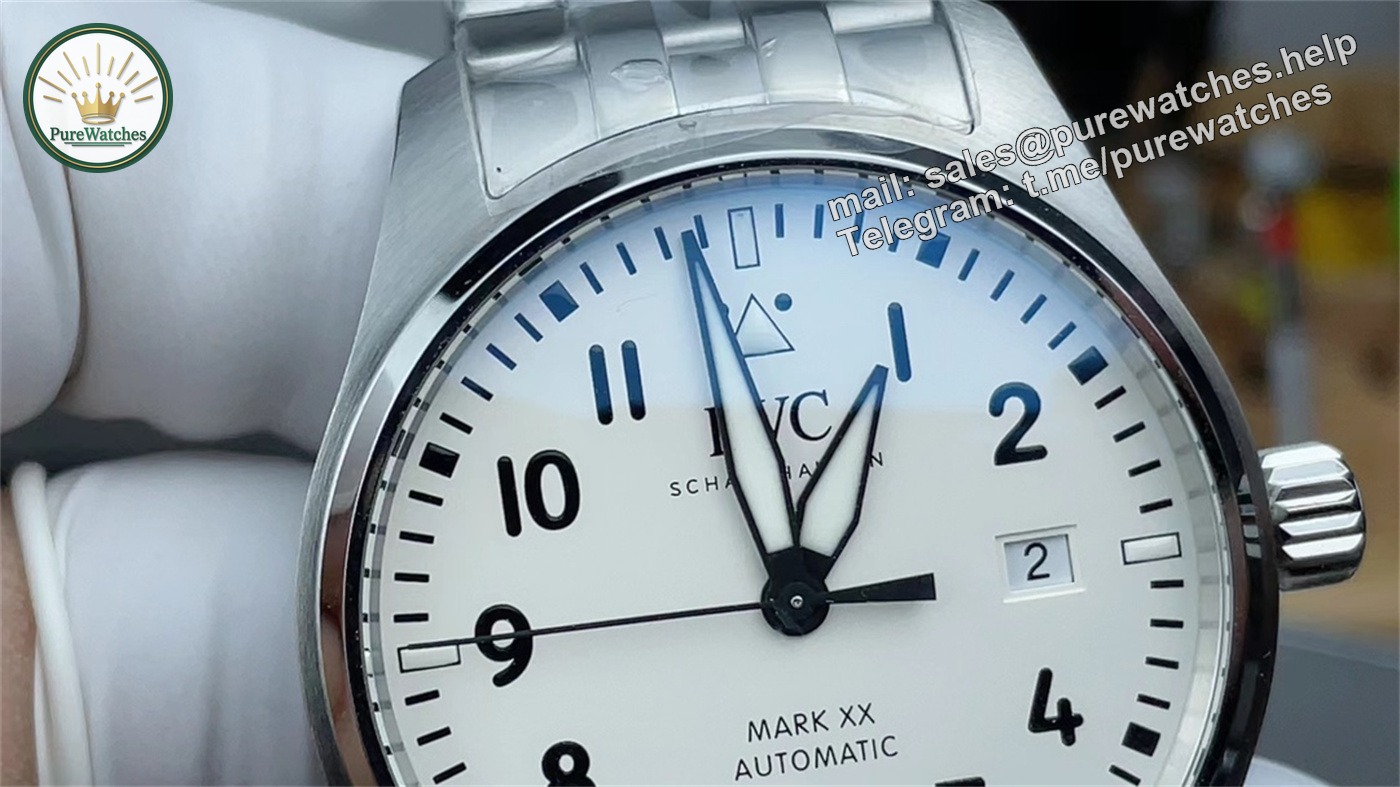V7 Mark 20 IWC Pilot IW328208 White Dial Bracelet Edition – The Ultimate ‘NWBIG’ Super Clone - Image 2