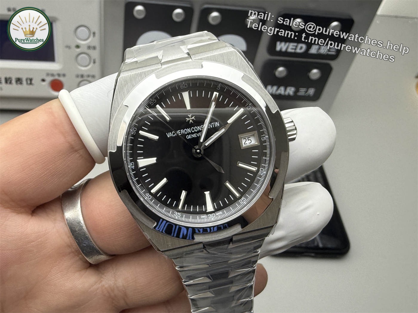 VC Overseas 4520V Replica – 41mm Steel Automatic Watch - Image 3