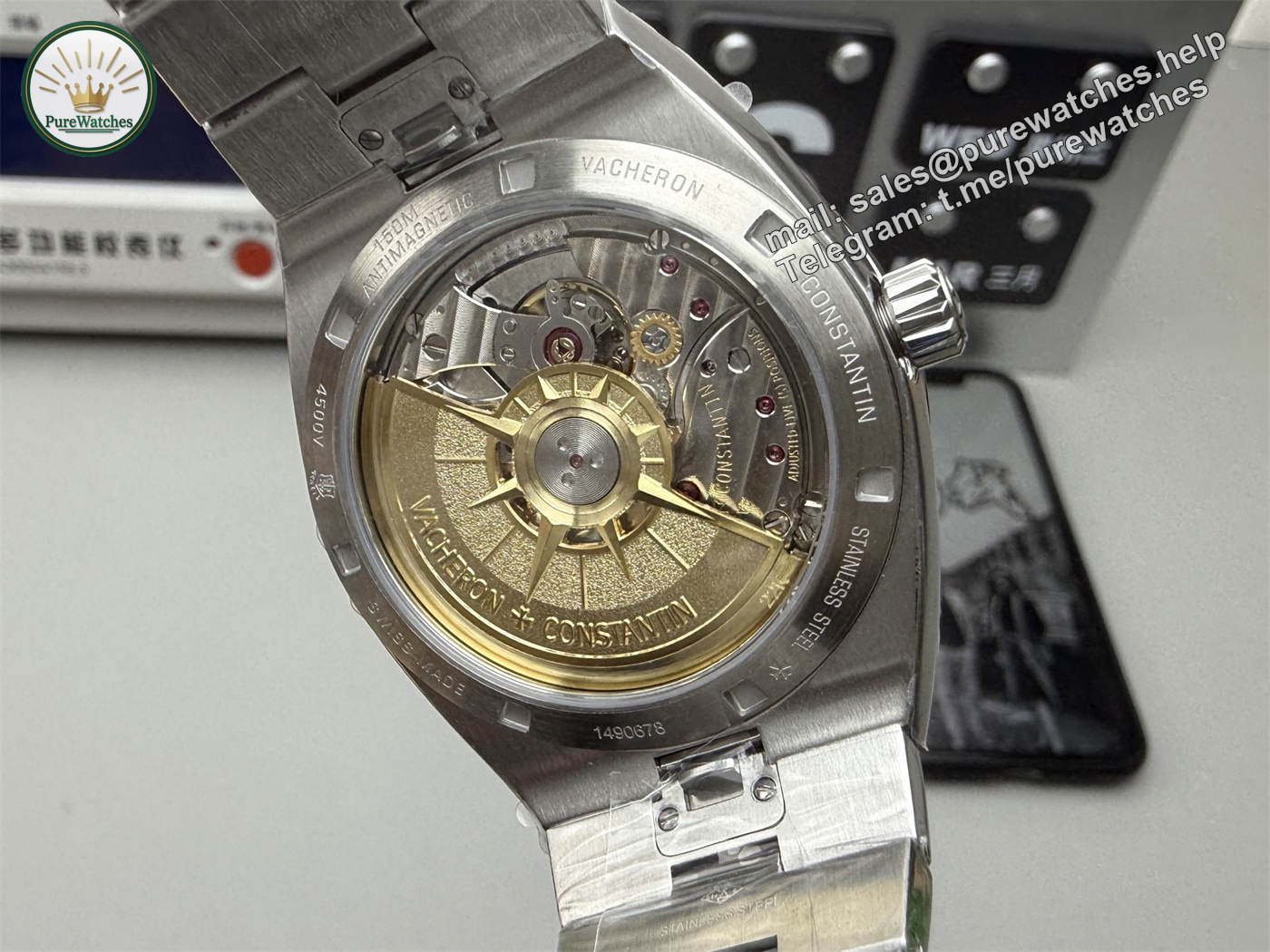 VC Overseas 4520V Replica – 41mm Steel Automatic Watch - Image 6