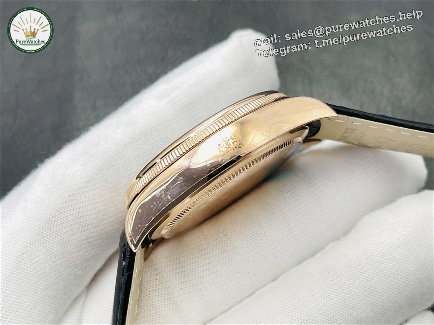 VR Factory Rolex Cellini Date Rose Gold Replica – M50515-0010 39mm - Image 7