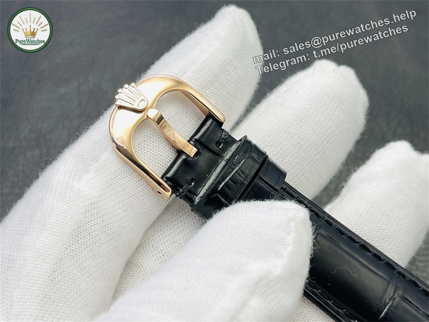 VR Factory Rolex Cellini Date Rose Gold Replica – M50515-0010 39mm - Image 5