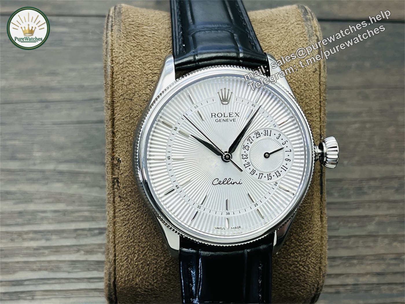 VR Factory Rolex Cellini White Dial Replica – Ref. 50519 Classic 39mm