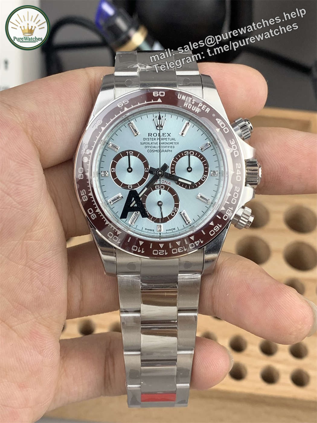 VS Factory Ice Blue Daytona Replica �C Weighted Version with Dandong 4131 Movement