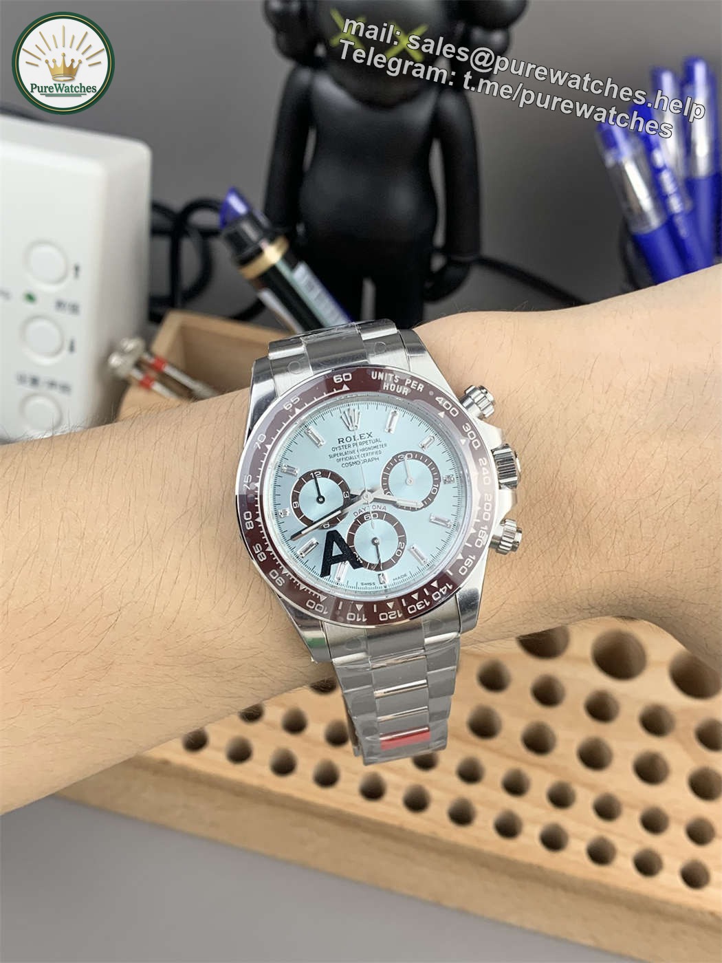 VS Factory Ice Blue Daytona Replica �C Weighted Version with Dandong 4131 Movement - Image 2