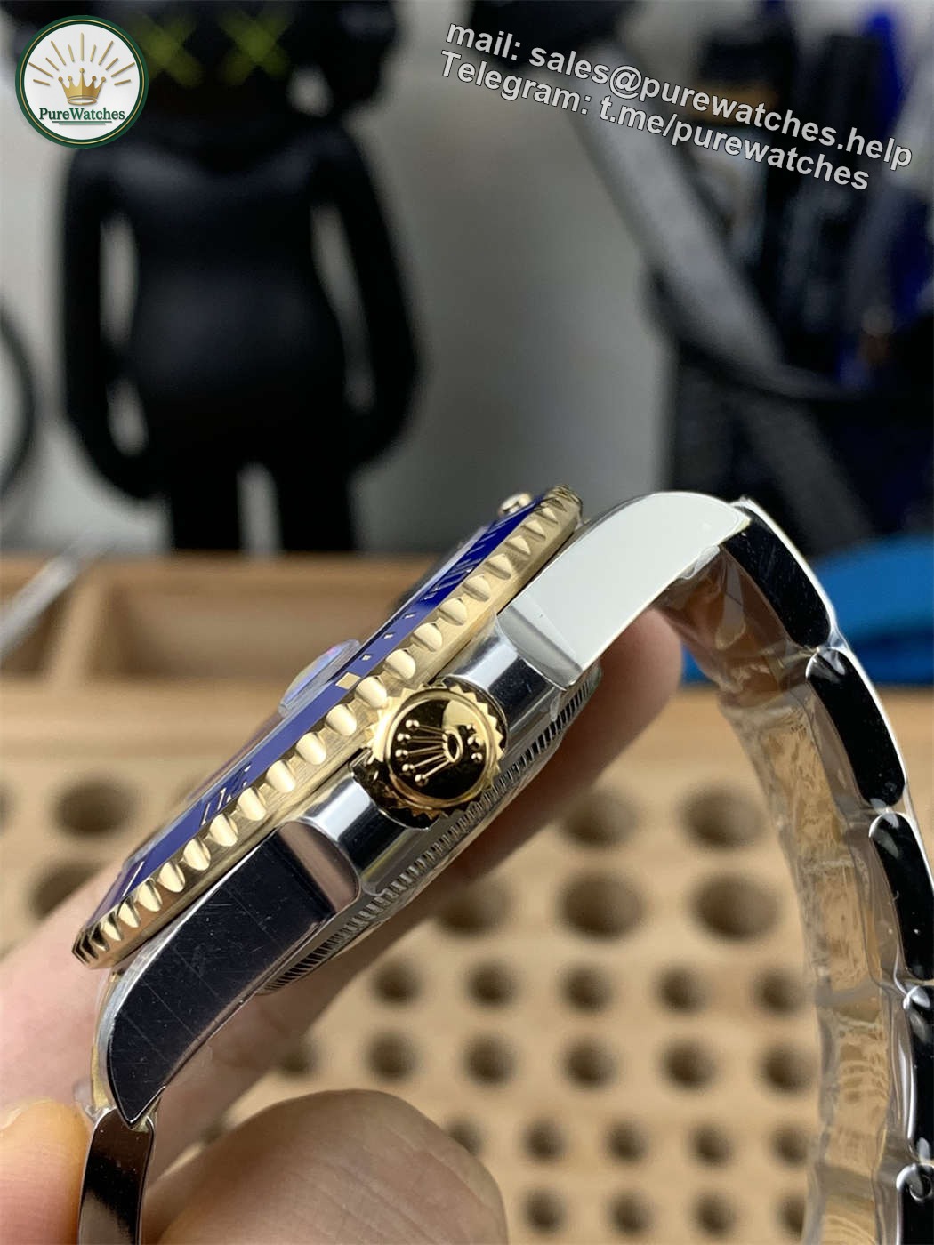 VS Factory Rolex Submariner 41mm Blue Two-Tone Replica – V2 with Dandong 3235 Movement - Image 5