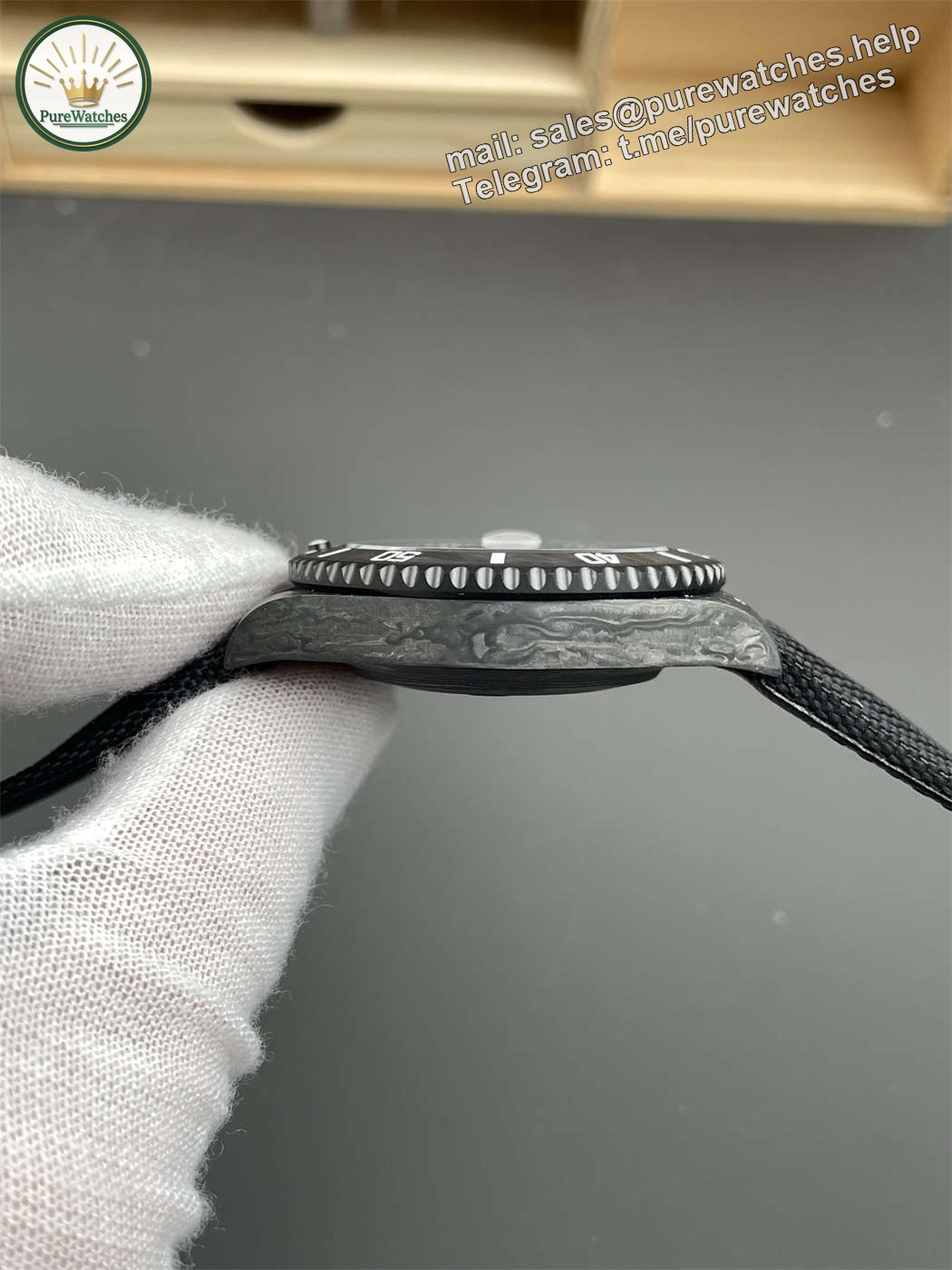 VSF DiW Carbon Submariner 40mm – Full Carbon Fiber Body (VS3135) - Image 7