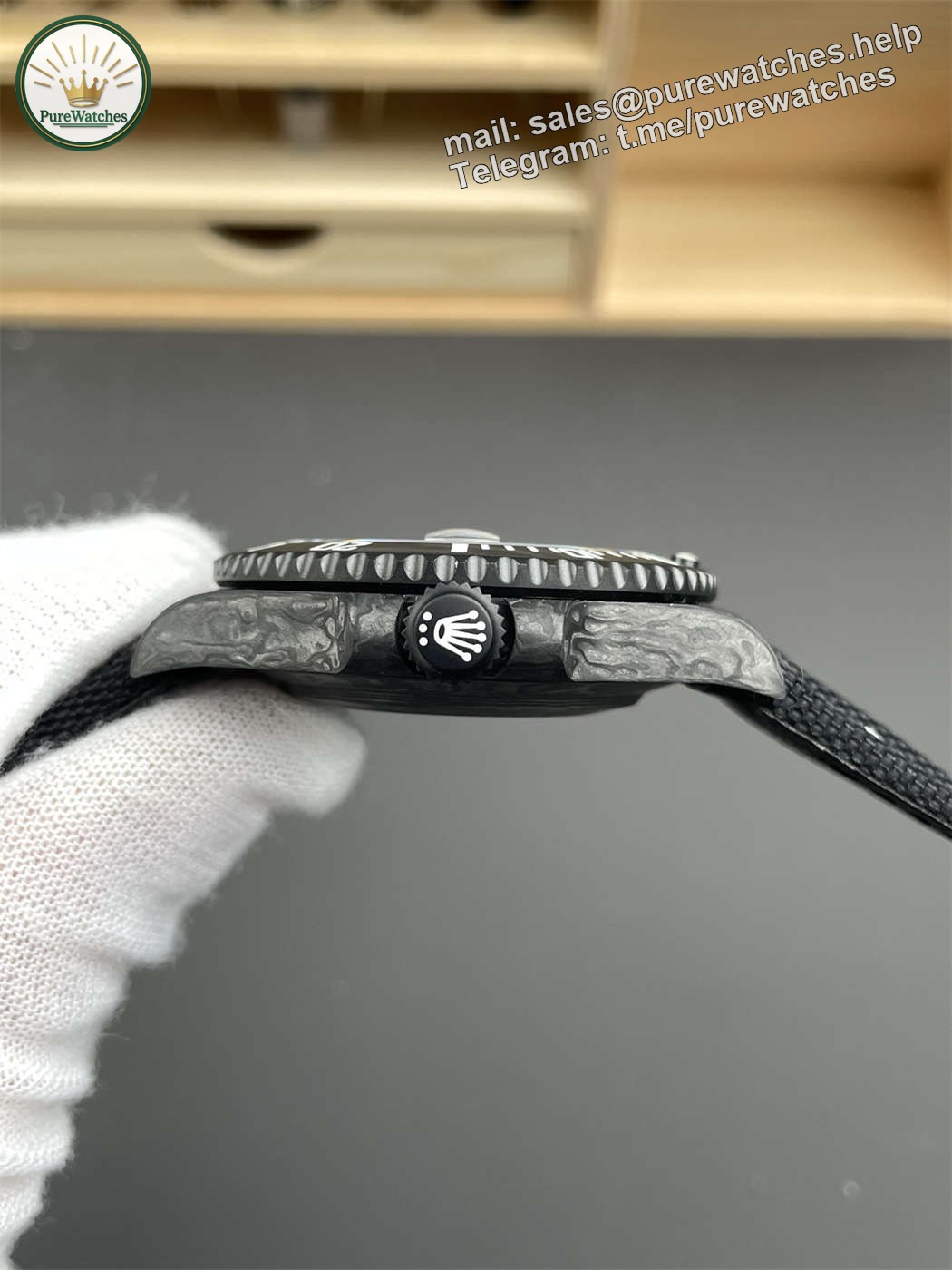 VSF DiW Carbon Submariner 40mm – Full Carbon Fiber Body (VS3135) - Image 9