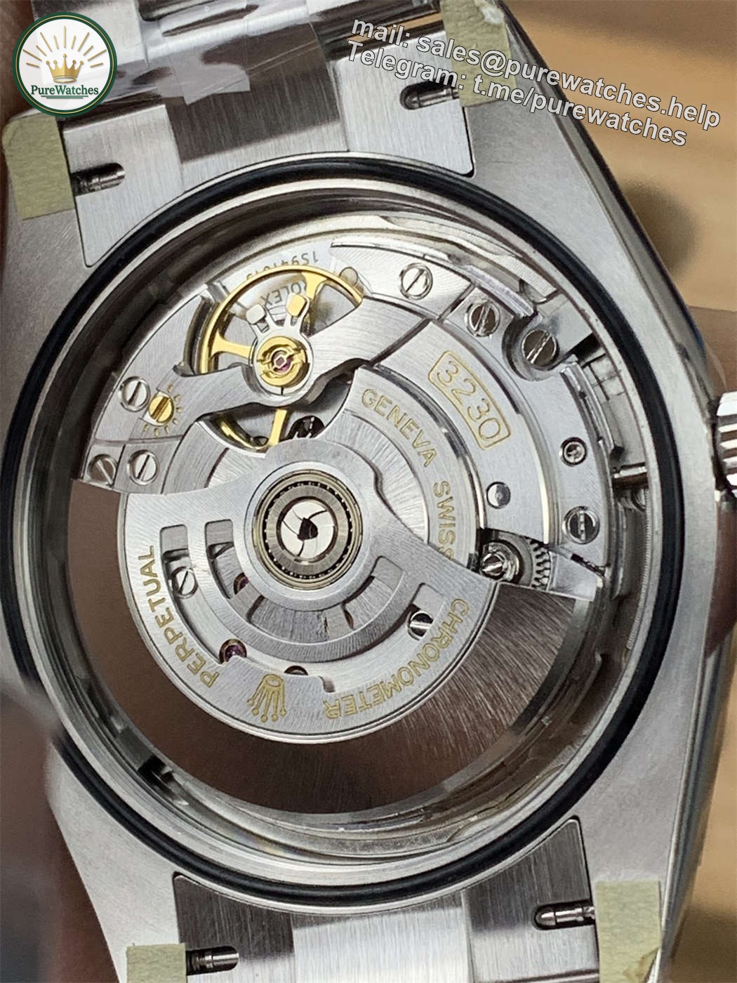 VSF Oyster Perpetual 41 Khaki Dial Replica – Rolex 134300 - Image 5