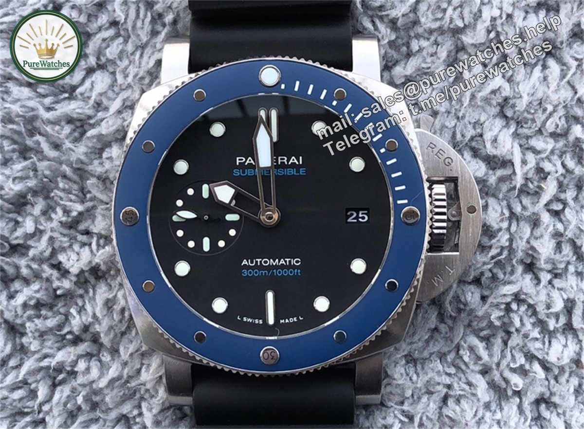 VSF PAM1209 – 42mm Submersible “Small Blue” Replica with Ceramic Bezel