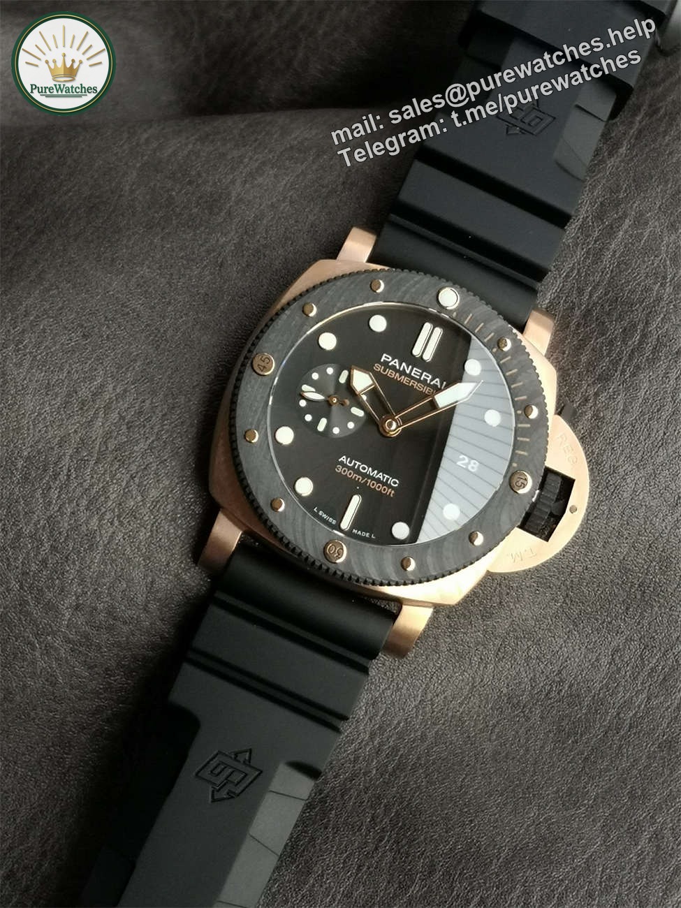 VSF Panerai PAM1070 Replica – Goldtech™ & Carbotech™ Submersible - Image 3