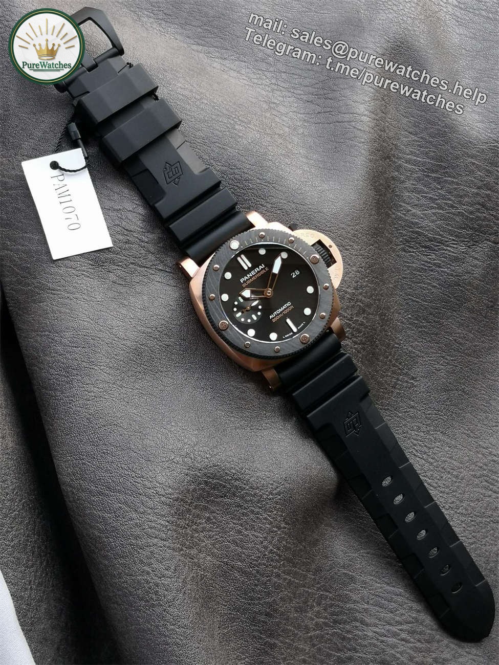 VSF Panerai PAM1070 Replica – Goldtech™ & Carbotech™ Submersible - Image 6
